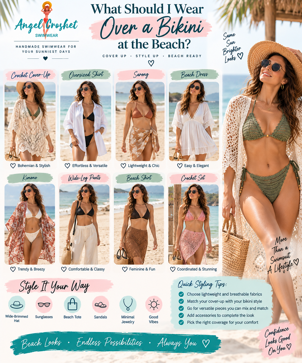 What Should I Wear Over a Bikini at the Beach?