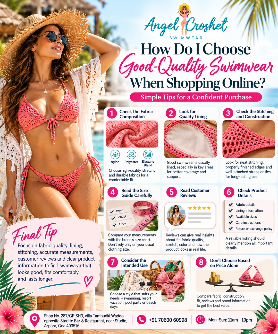 How Do I Choose Good-Quality Swimwear When Shopping Online?
