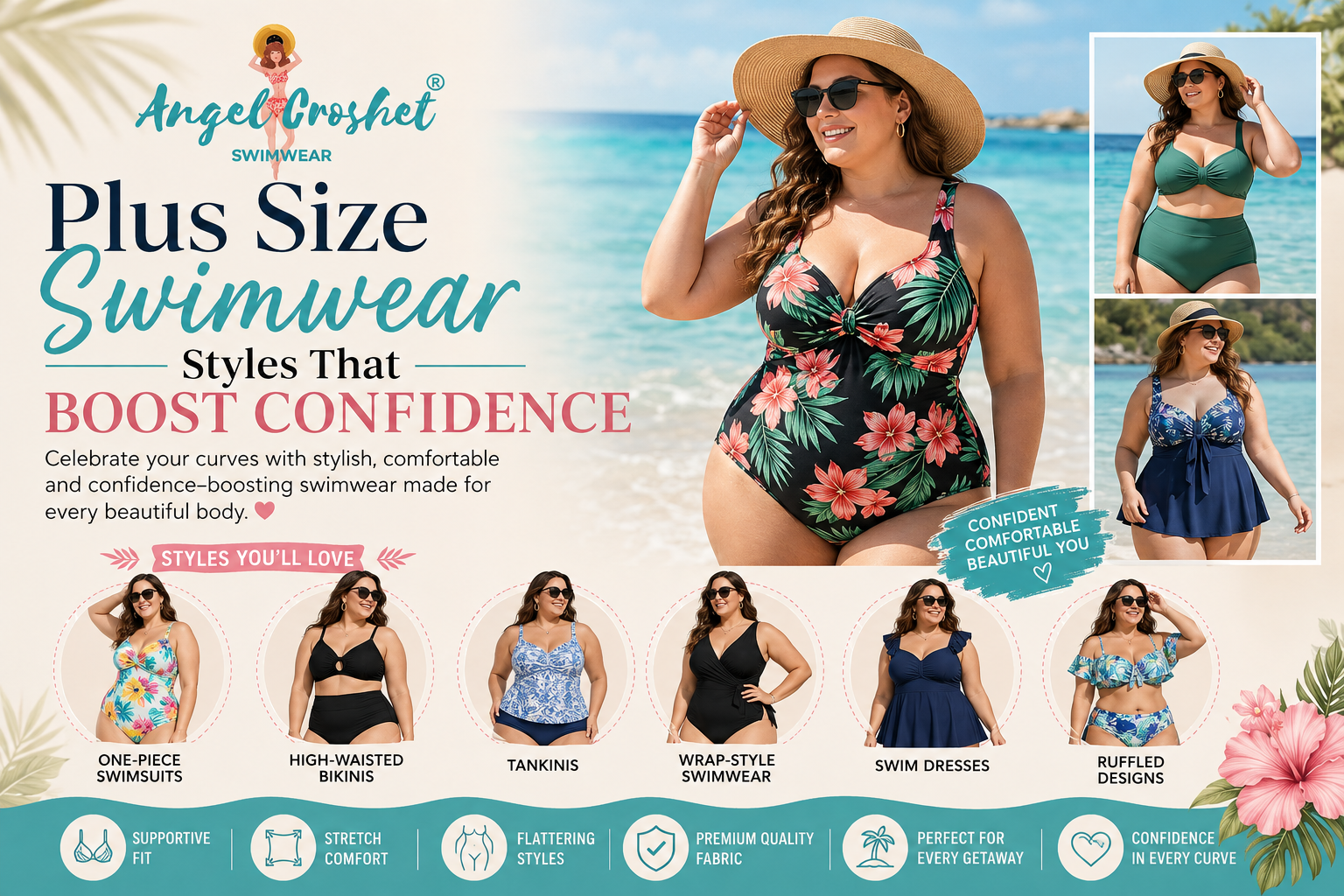 Plus Size Swimwear Styles That Boost Confidence