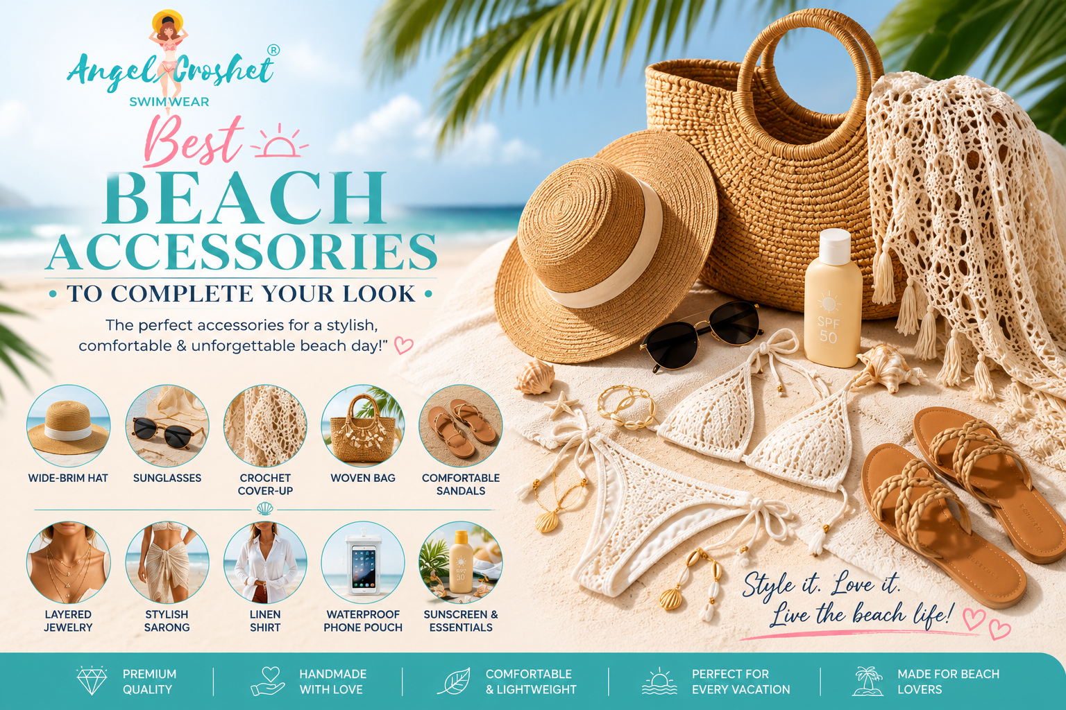 Best Beach Accessories to Complete Your Look