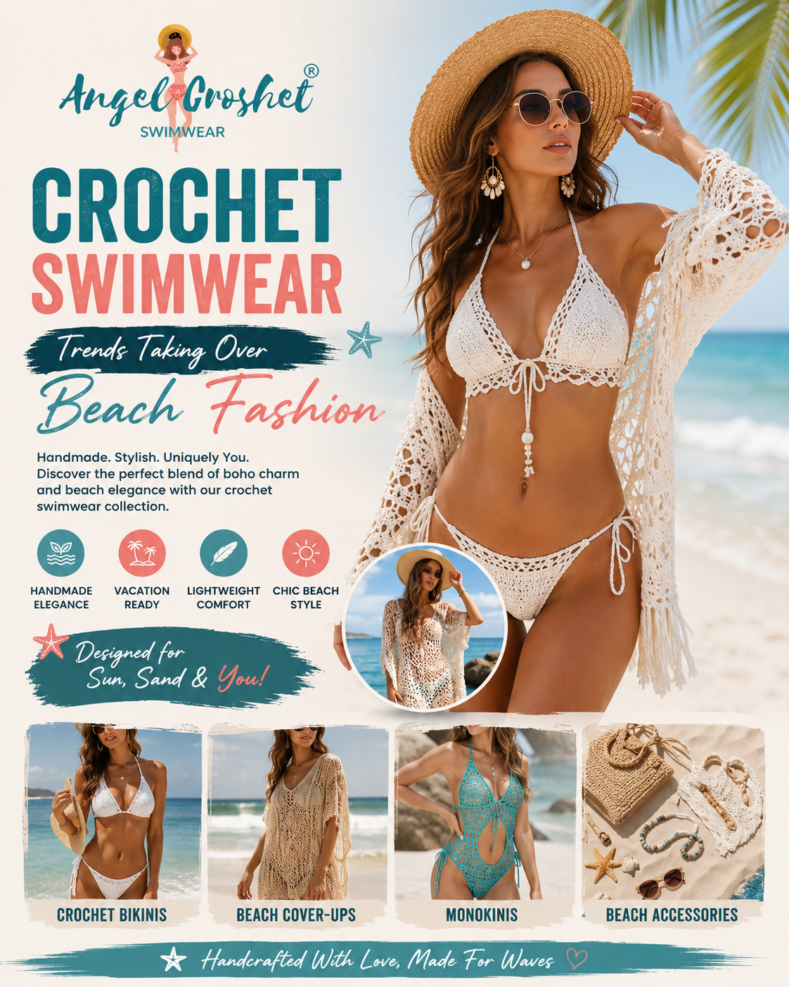 Crochet Swimwear Trends Taking Over Beach Fashion
