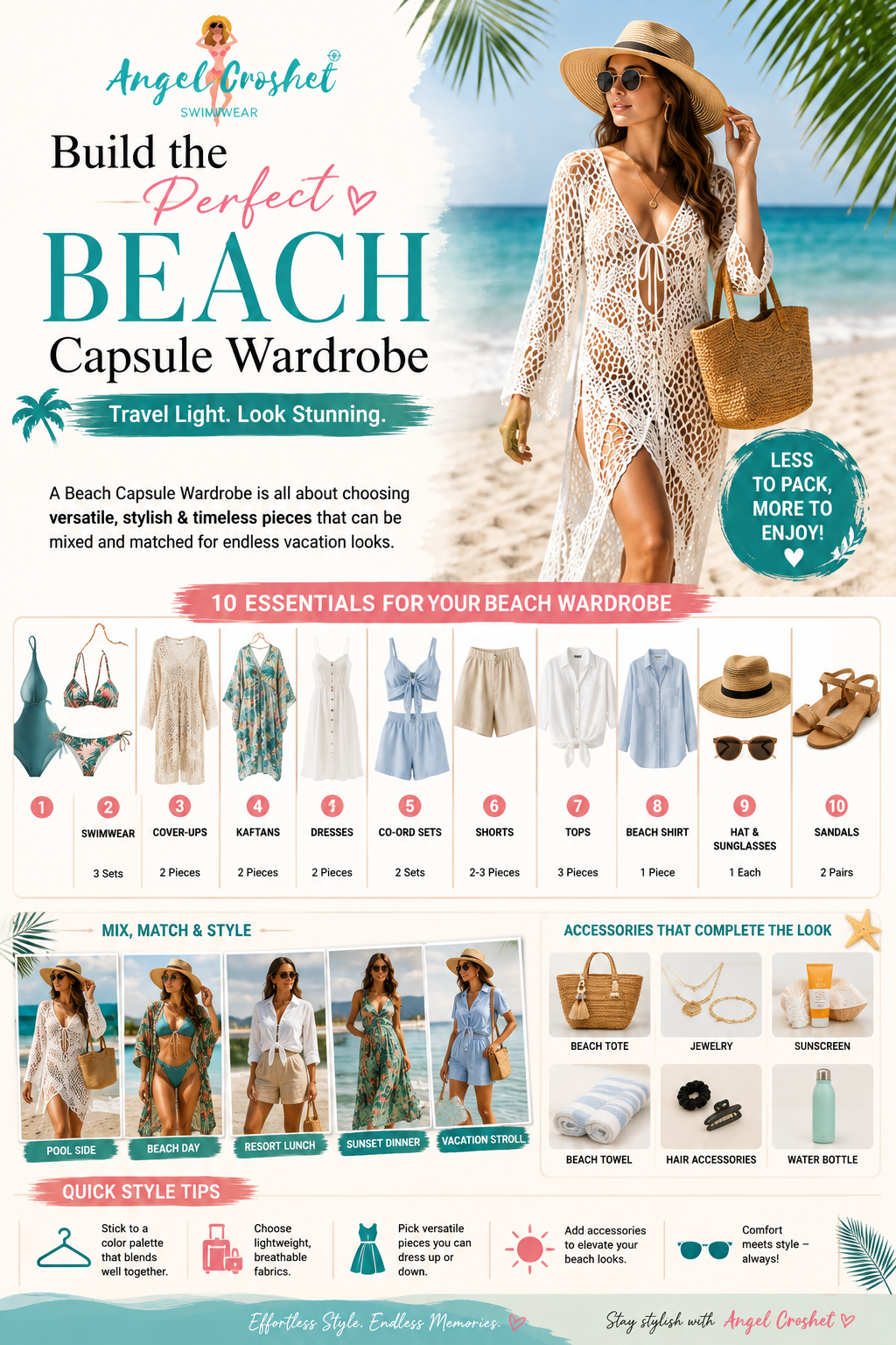 Build the Perfect Beach Capsule Wardrobe