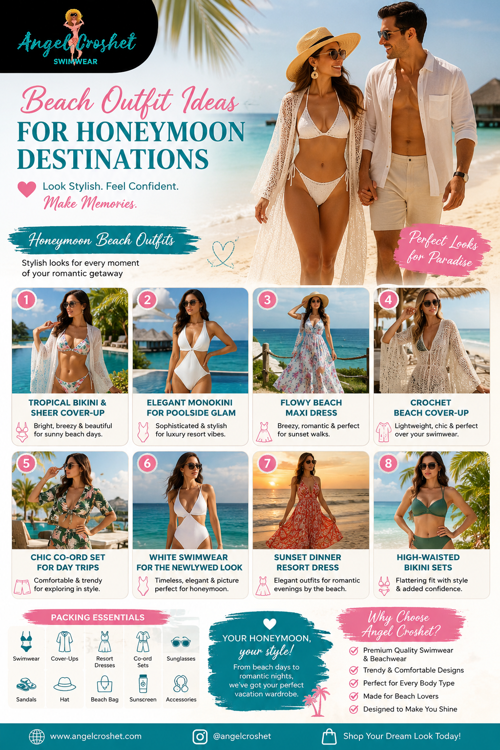 Beach Outfit Ideas for Honeymoon Destinations
