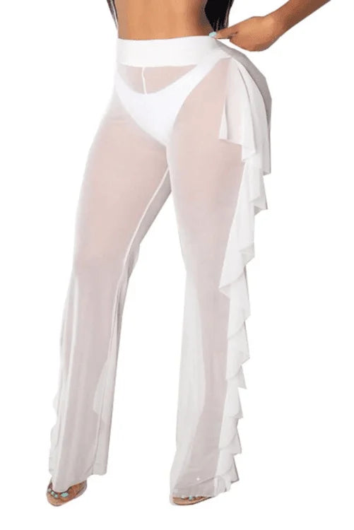 New See-Through Beach Pants Beach Cover ups