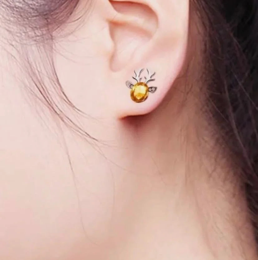 Reindeer Christmas Earrings
