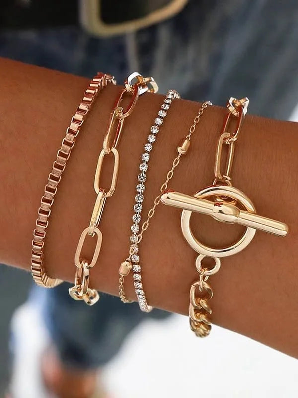 Multi Layered Chain Bracelet