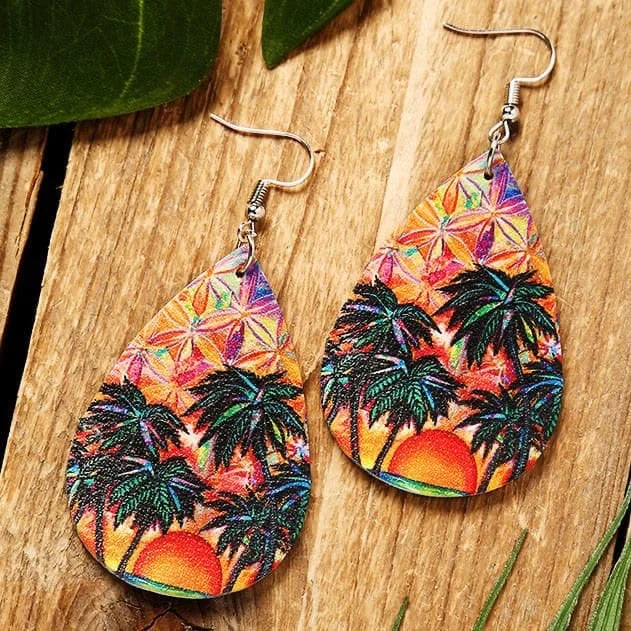 Palm Leaves Earrings