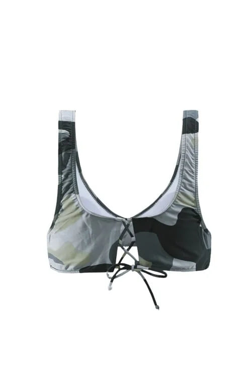 Camouflage Push-up Tied Back Bikini