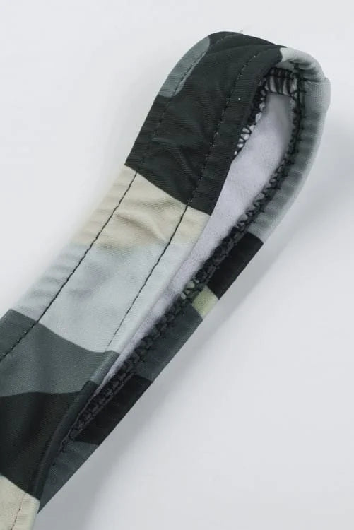 Camouflage Push-up Tied Back Bikini