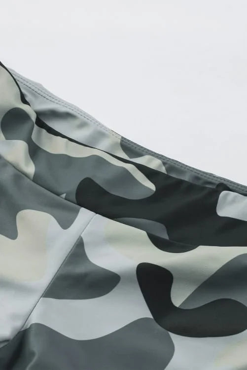 Camouflage Push-up Tied Back Bikini