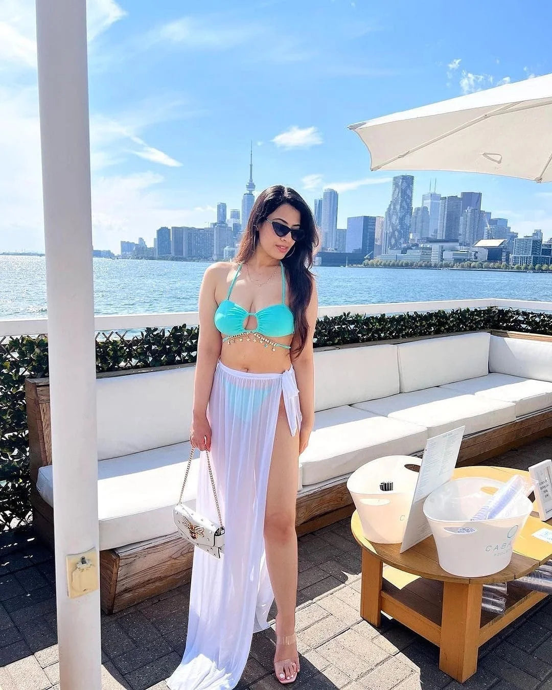 Tie Waist Sheer Sarong