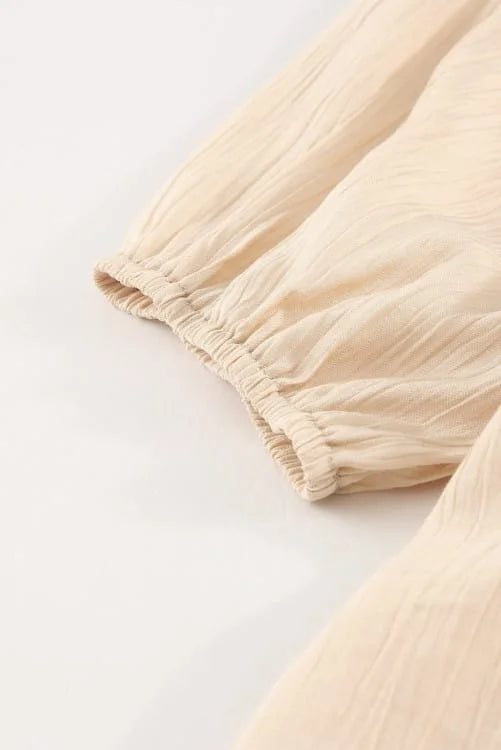 Lace Shoulder Beach Dress