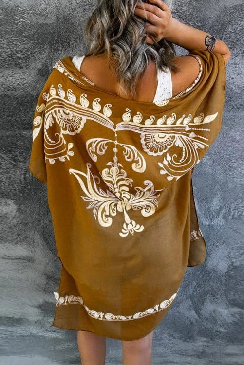 Retro Floral Kimono