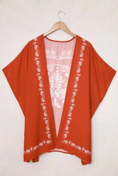 Retro Floral Kimono
