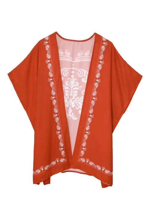 Retro Floral Kimono