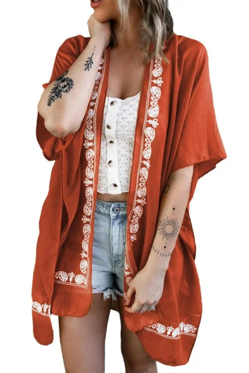 Retro Floral Kimono
