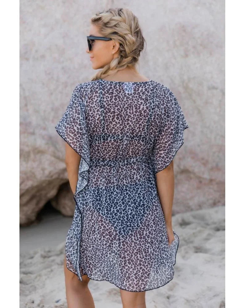 The Classic Leopard Beach Coverup