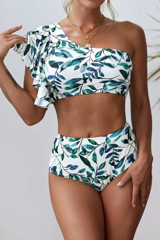 Tempt Me One Shoulder High Waist Bikini