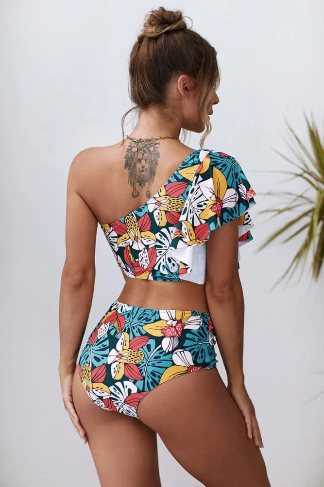 Everything You Need One Shoulder High Waist Bikini