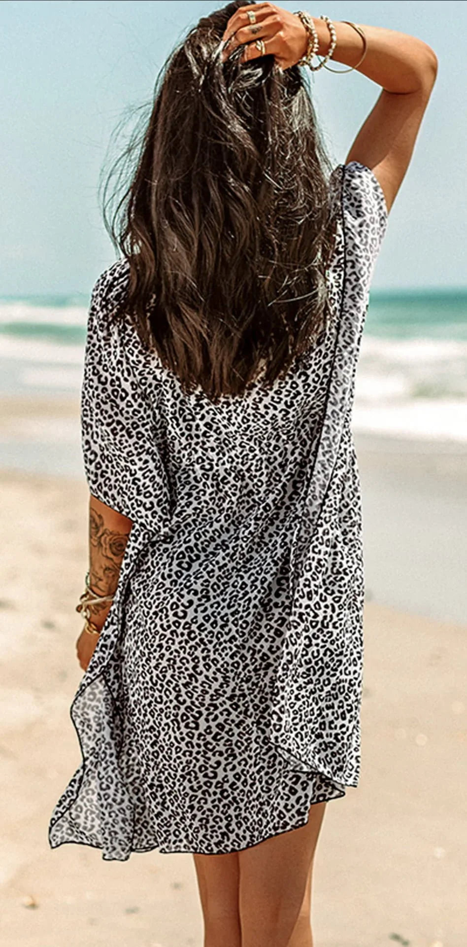 Leopard Sheer Coverup