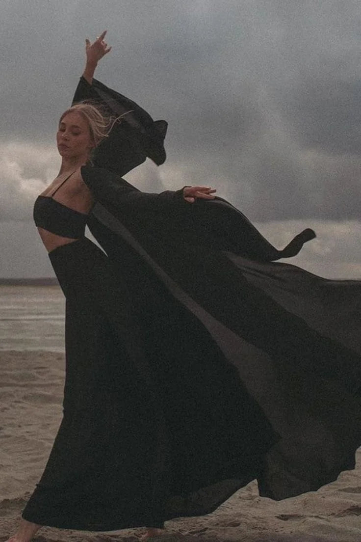 Wide Leg Palazzo Pants and Beach Kimono Set