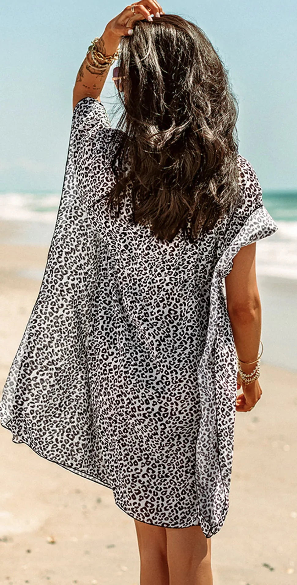 Leopard Sheer Coverup