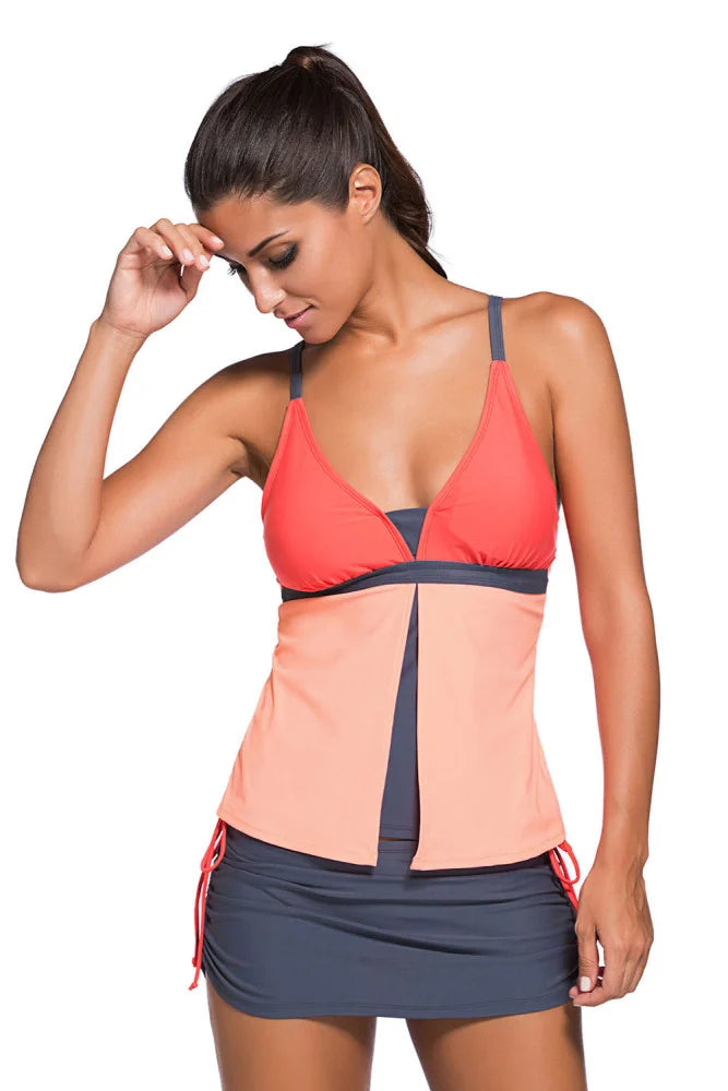 Triangular Flyway Tankini Top