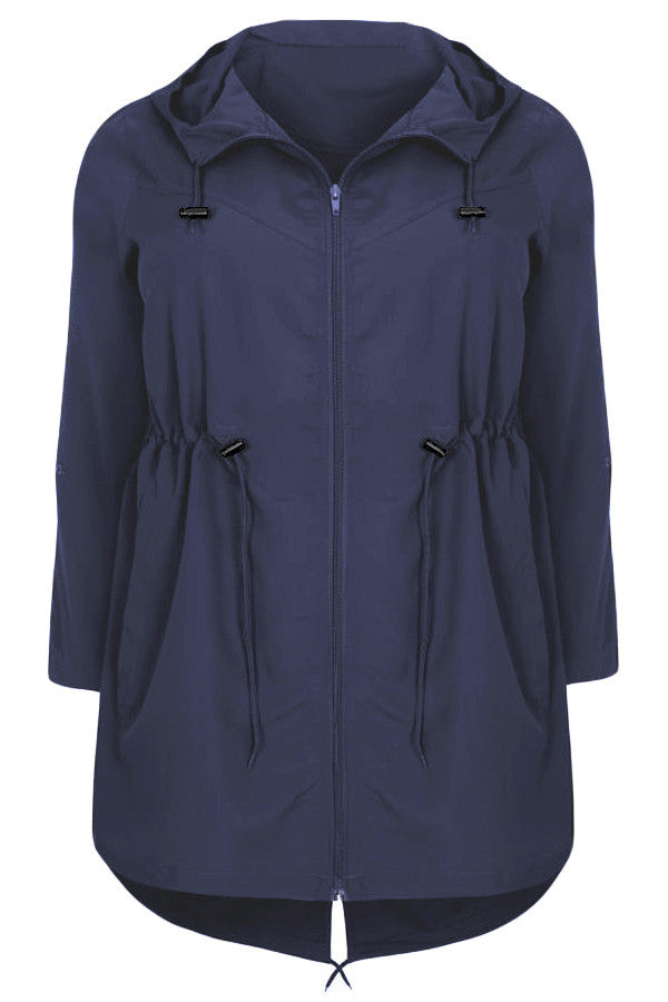 Plus Size Parka Jacket