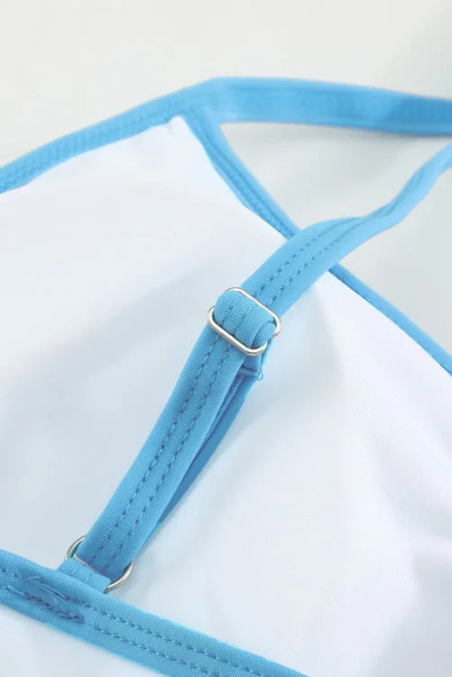 Colour Block Camisole Bikini Sets