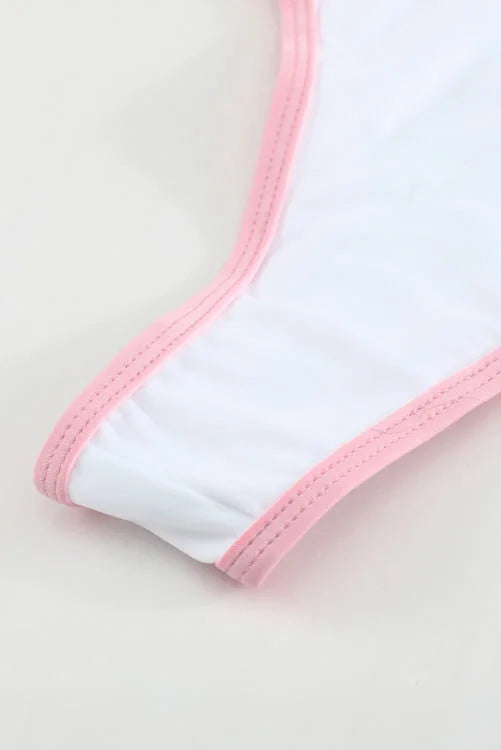 Colour Block Camisole Bikini Sets