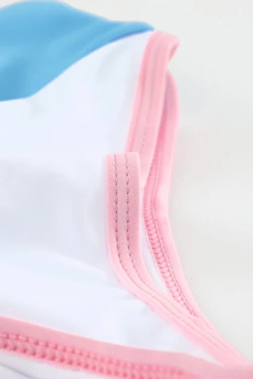 Colour Block Camisole Bikini Sets