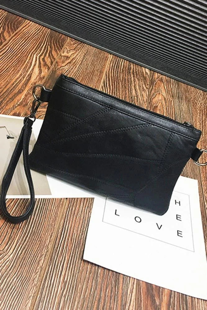 Sheep skin Studded Clutch Envelope