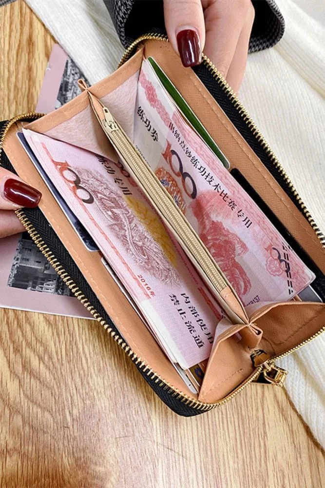 Textu Shiny Faux Leather Wallet