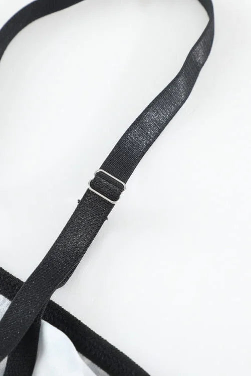 Leopard Splicing Lingerie Set