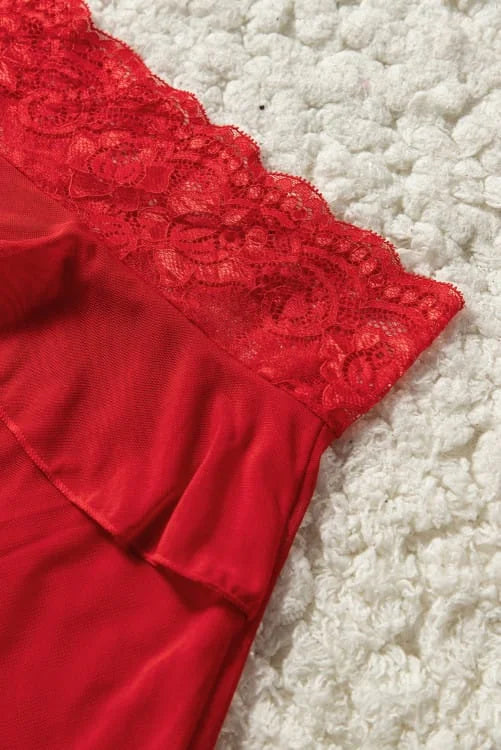 3 Pieces Mesh Lace Bralette Set