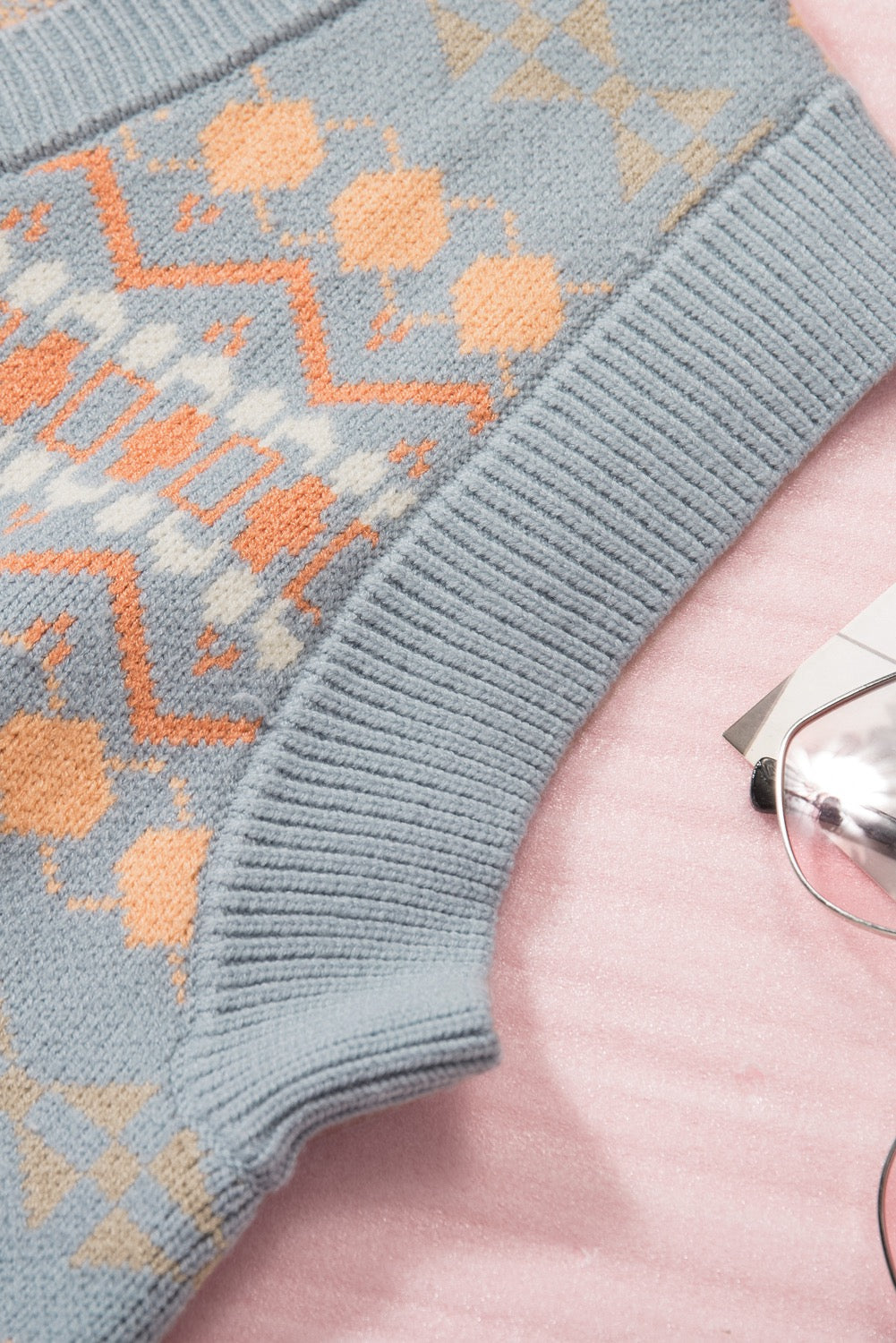 Tribal Print Sweater Vest