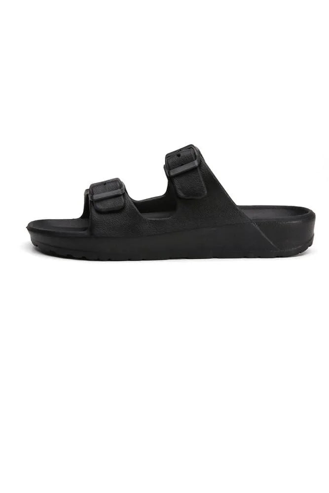 Two Straps Buckled Sandals