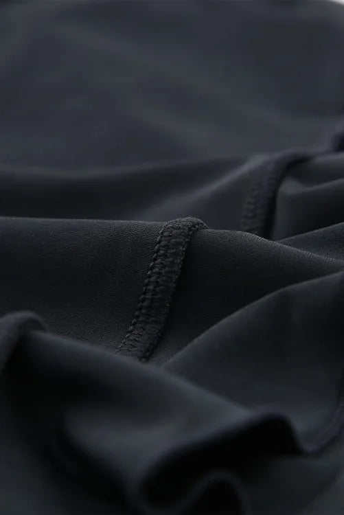 Plus Size Ruched Ruffle One Piece Swimdress