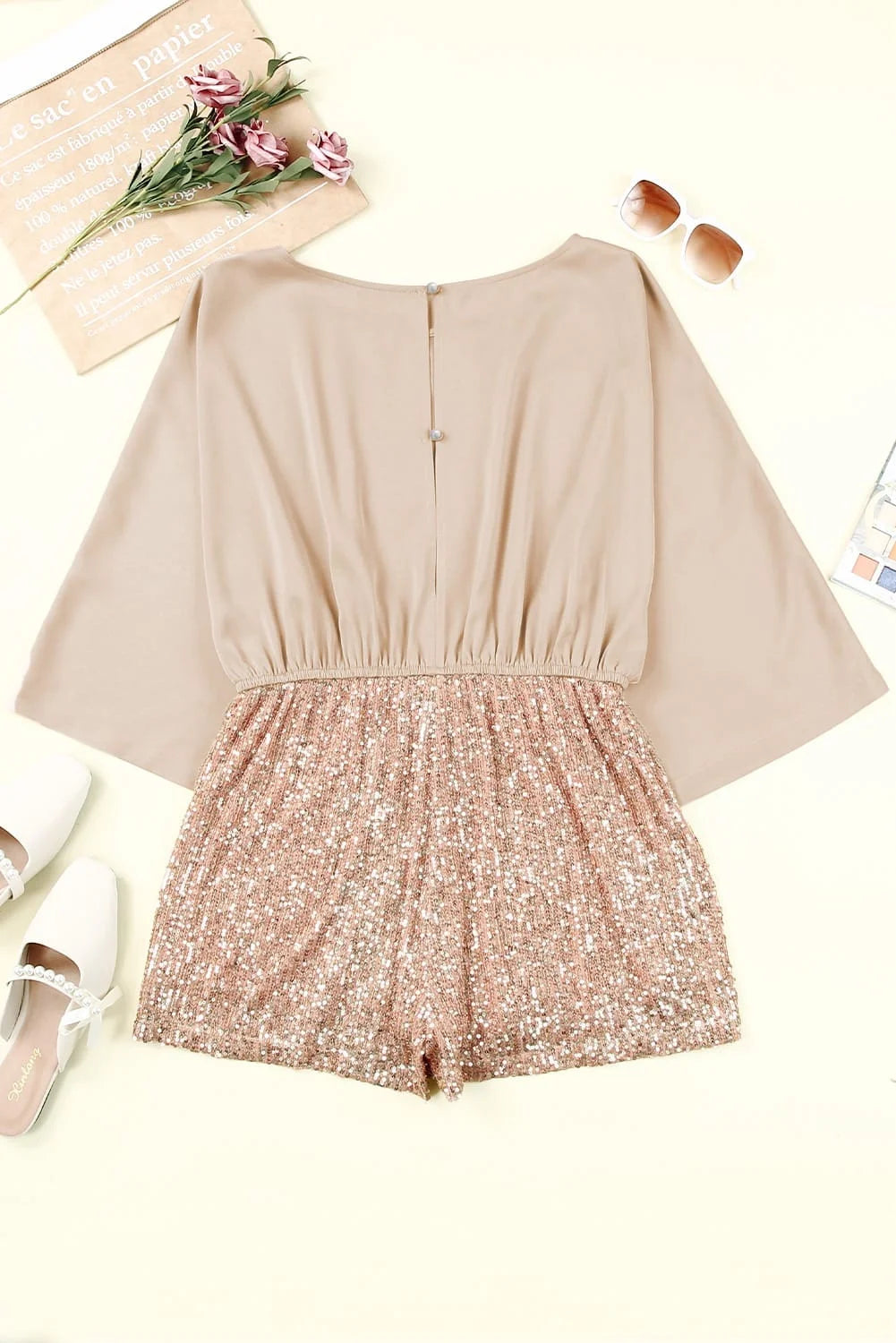Vegas Lights Sequins Romper