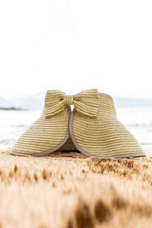 Wide Brim Sun Visor Straw Hat