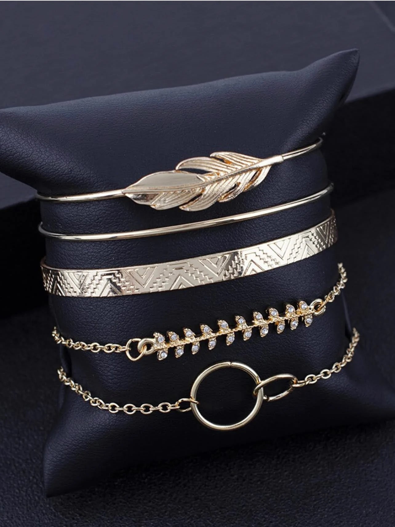 Golden Leaves Bracelet