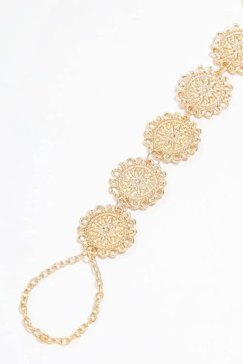 Retro Floral Toe Chain