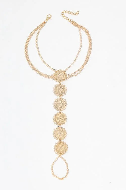 Retro Floral Toe Chain