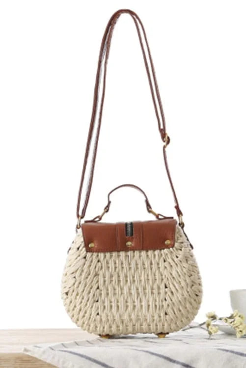 Woven Knitted Crossbody Bag
