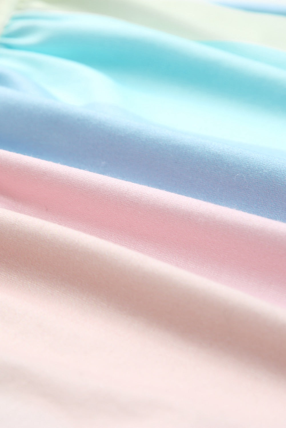 Multicolor Blocking Tiered Dress