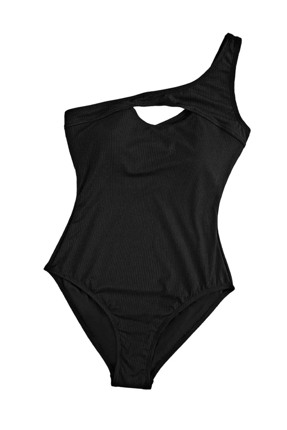 Ribbed One Shoulder Monokini