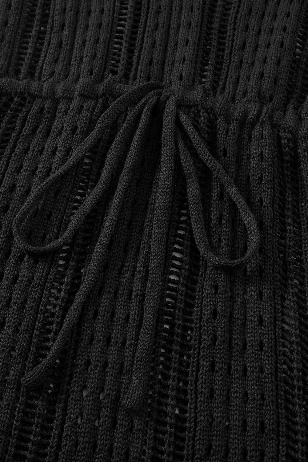 Black Crochet Beach Dress