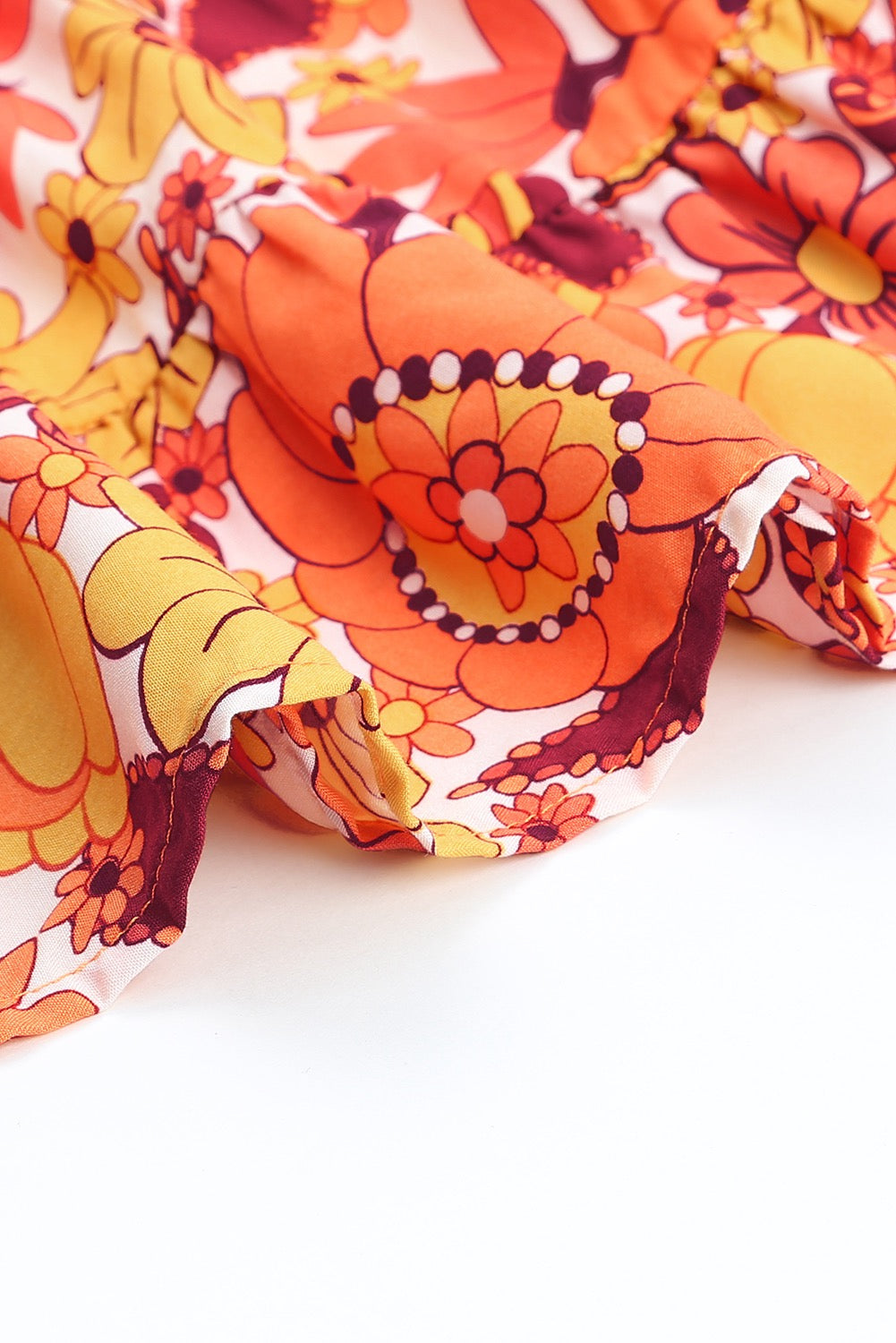 Summer in Paris Boho Floral Skirt Set