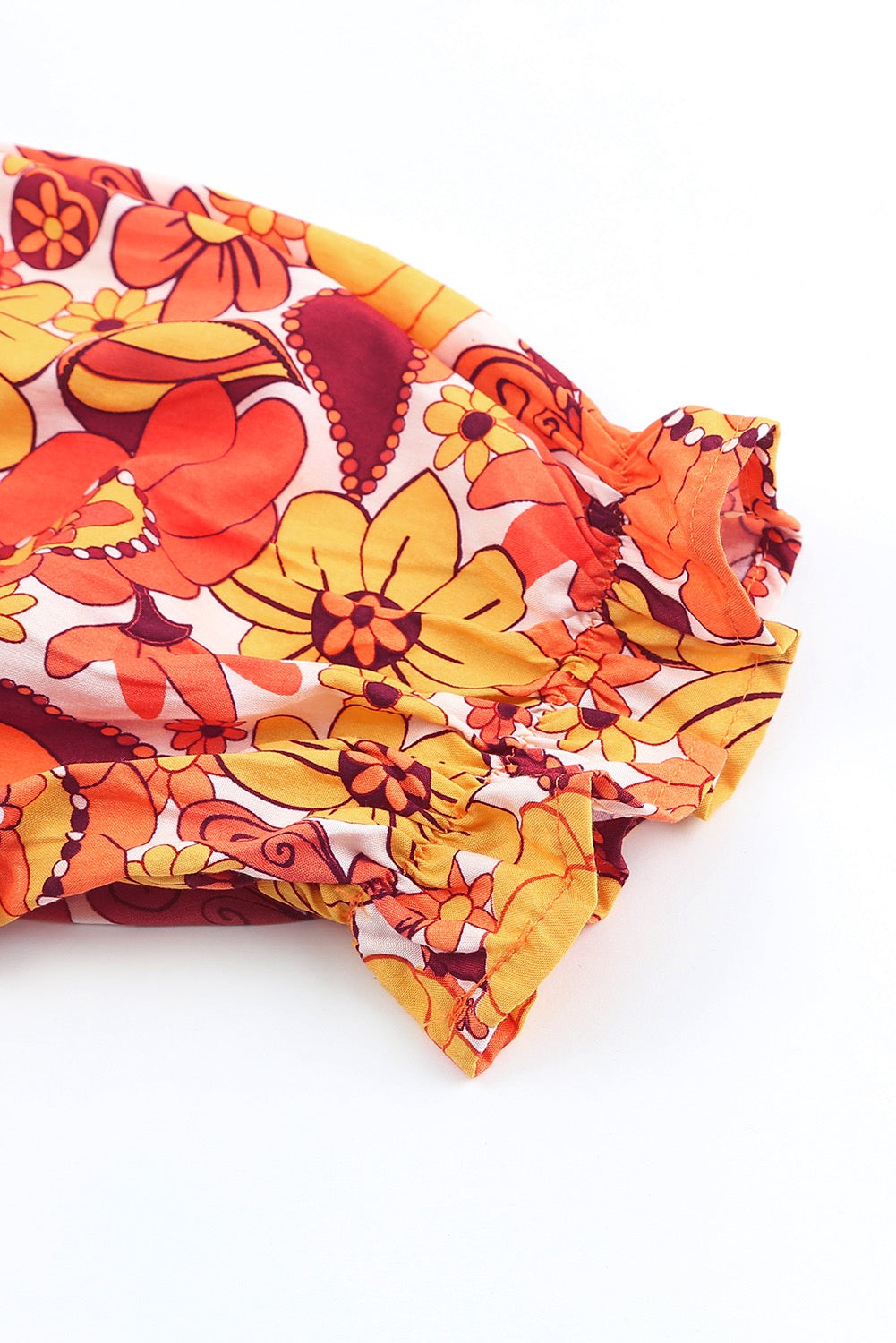 Summer in Paris Boho Floral Skirt Set