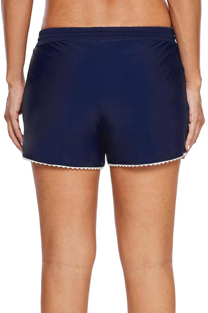 Scalloped Trim Shorts